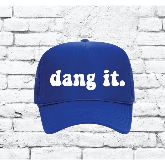 Dang it Trucker Hats Funny Mesh Back Party Hats - Picture 1 of 6